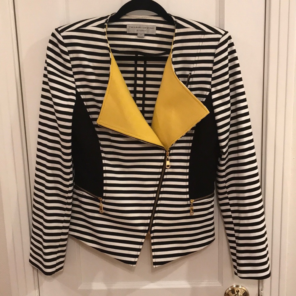 Tahiti-Levine Striped Blazer